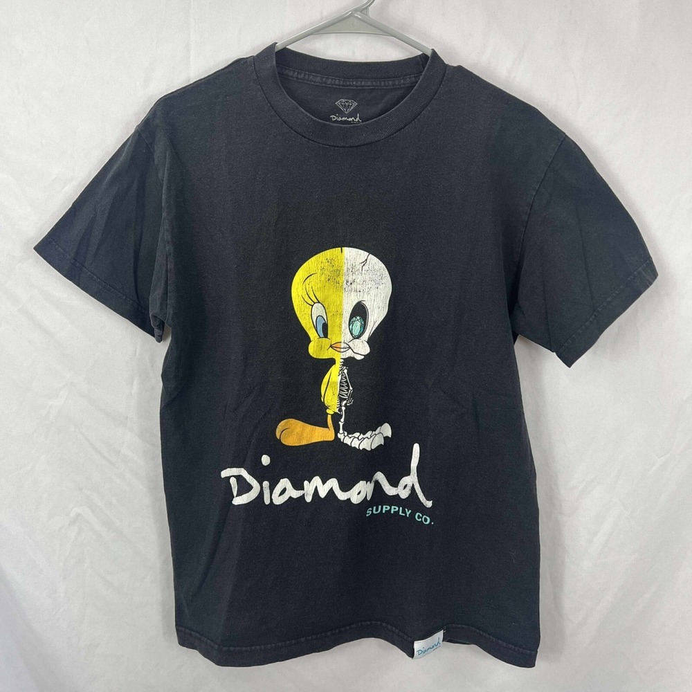 Diamond Supply‎ Co. x Looney Tunes Tweety Graphic Print T-Shirt M